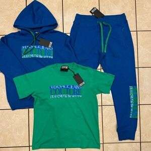 Versace Jeans Couture hoodie, sweatpants and t shirt (read description)